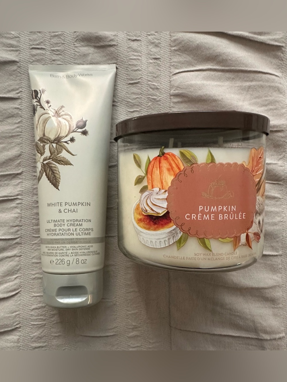 Bath & Body Works White Pumpkin & Chai Ultimate Hydration Body Cream - White